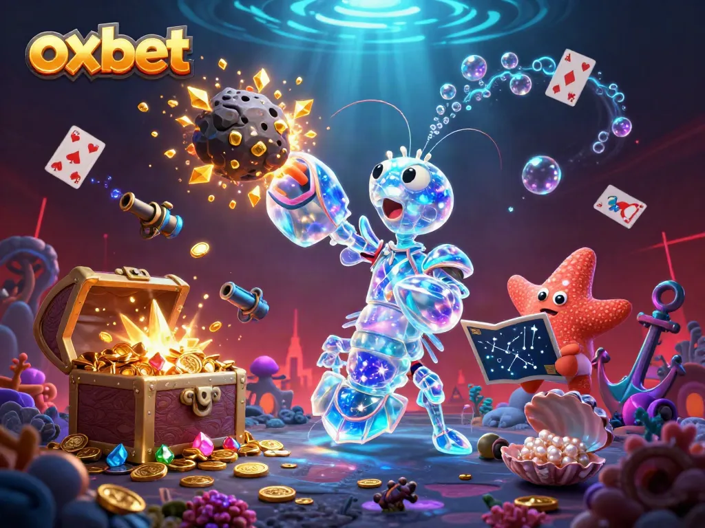 Experience winning games at OXBET, featuring vibrant underwater treasures and thrilling casino elements.