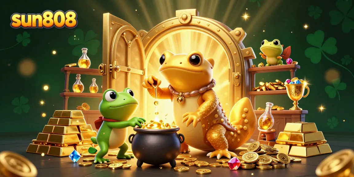 Engage in thrilling adventures at sun808 with a fantasy-themed casino featuring alchemists and gold coins.